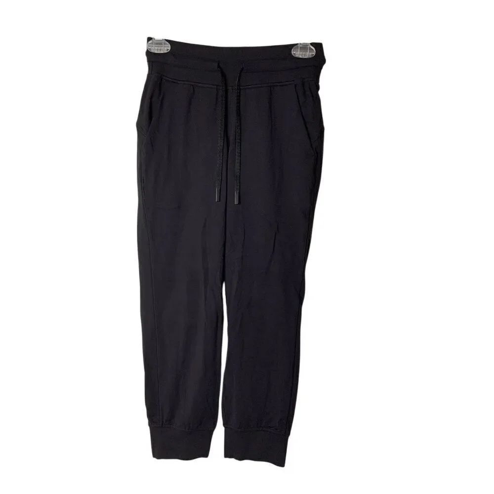 Lululemon Ready to Rulu Jogger Crop black women's size 2 W6BEWS